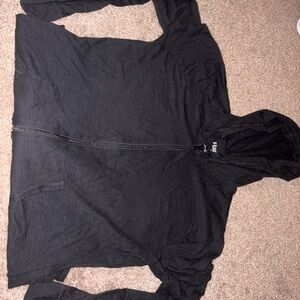 Hanes Men's Black Lightweight Hoodie